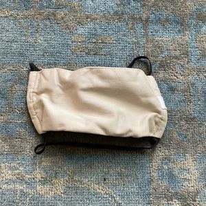 New Graf Lantz Anshin Organic Cotton Face Mask with over head band - Stone